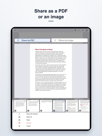 Scan to doc iPad screenshot