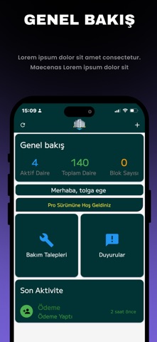VT Site Yonetim - Aidat Takip screenshot