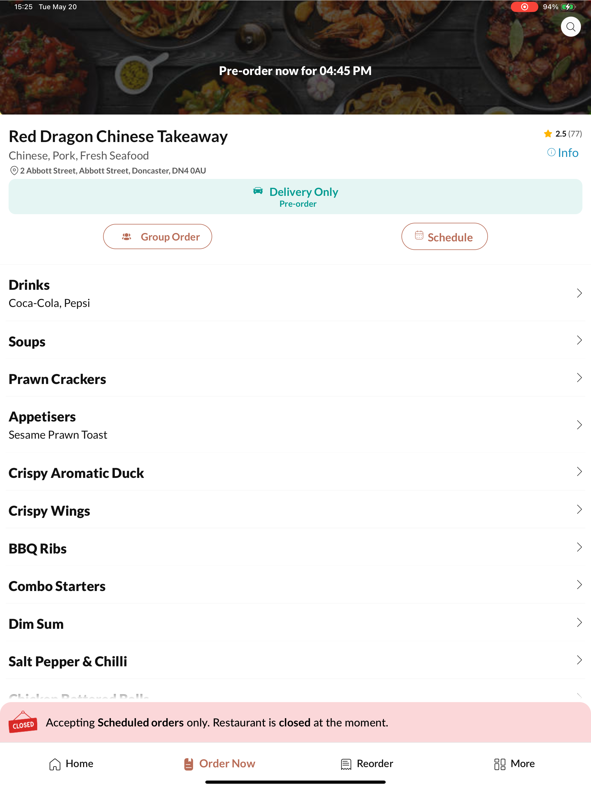 Red Dragon Chinese Takeaway