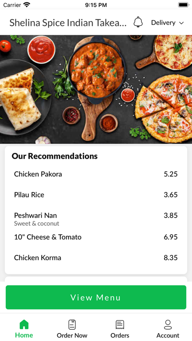 Shelina Spice Indian Takeaway Screenshot