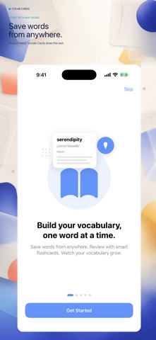 Vocab Cards: Learn Words iPhone screenshot