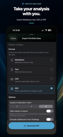Crypto Analyzer: UK Tax Screenshot 10 of 10