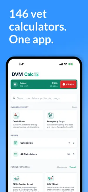 DVM Calc – Vet Drug Dosing screenshot 1
