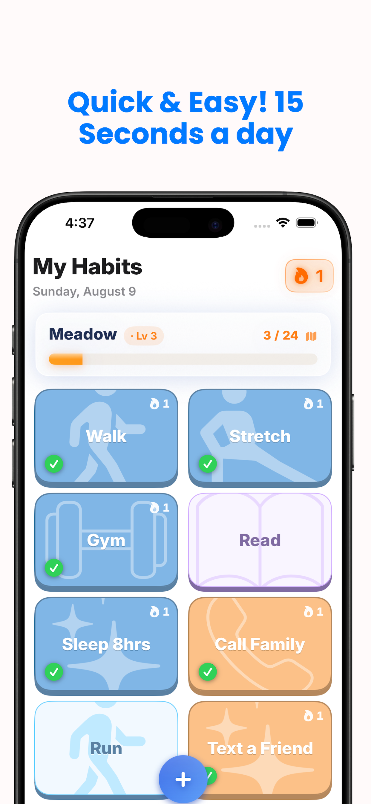 CADA - Social Habit Tracker screenshot 2