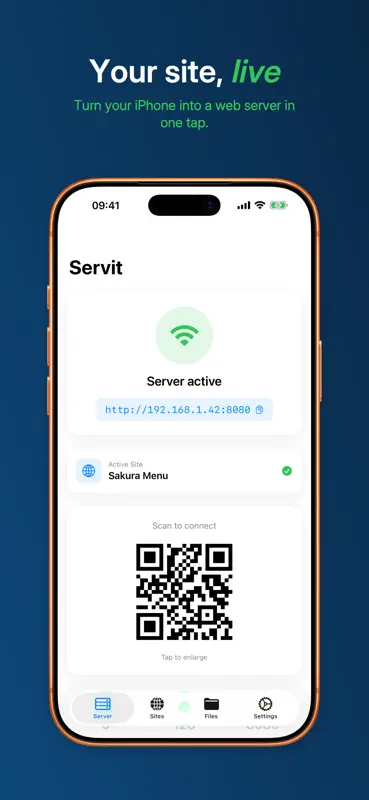 Servit: Local Web Server screenshot 1 of 4
