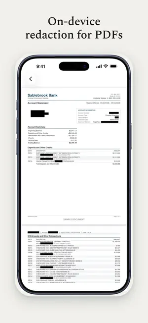 Resecta: Redact PDFs screenshot 1