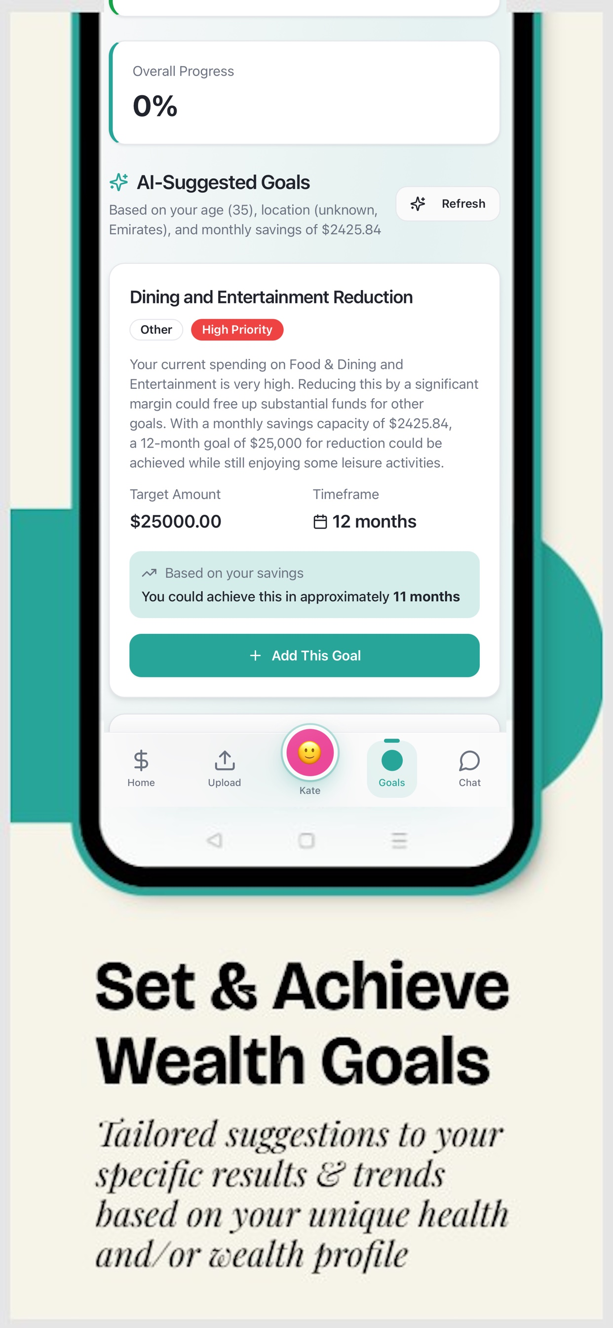 Claryo: Health & Wealth Data screenshot 9