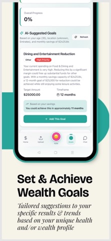 Claryo: Health & Wealth Data screenshot