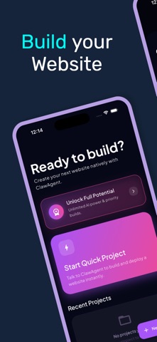BuildClaw iPhone screenshot