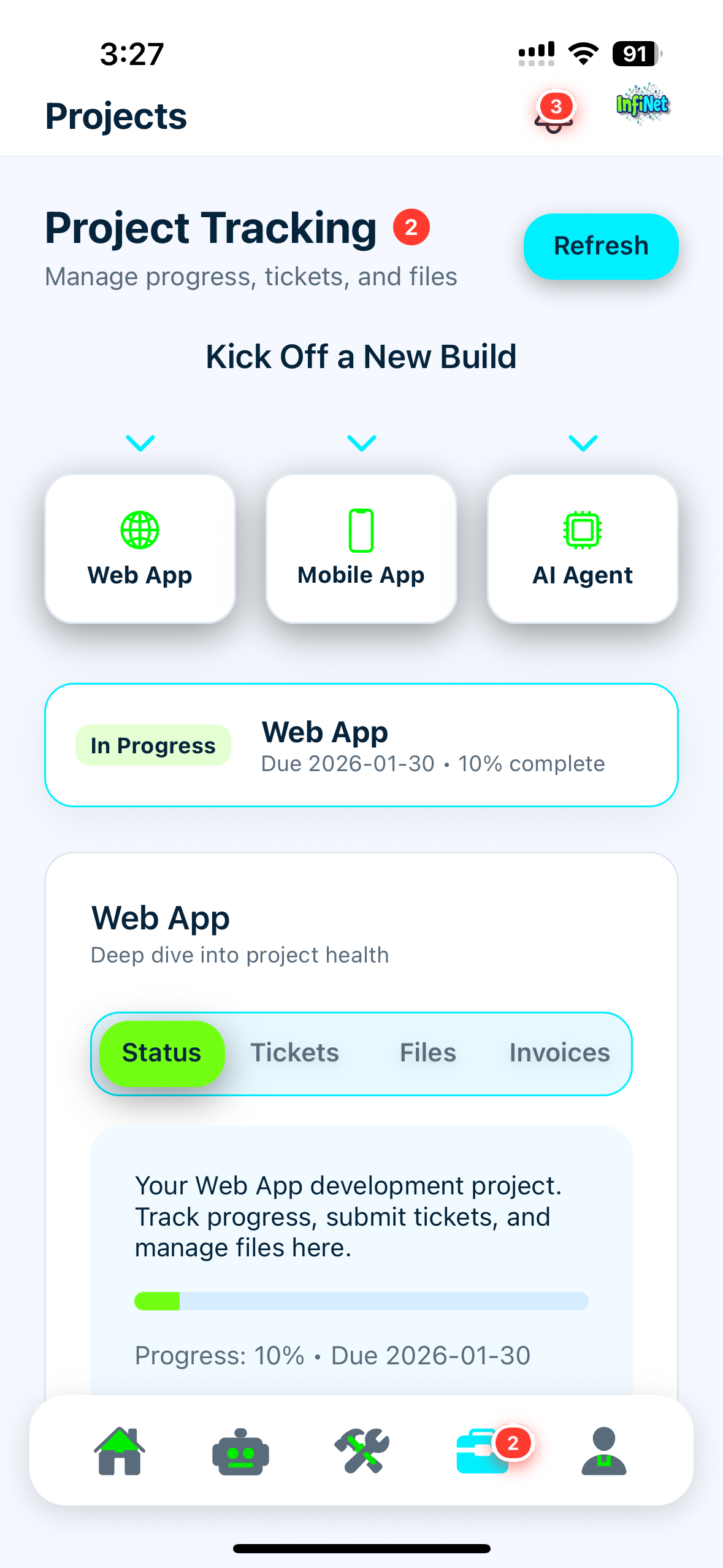 InfiNet Hub