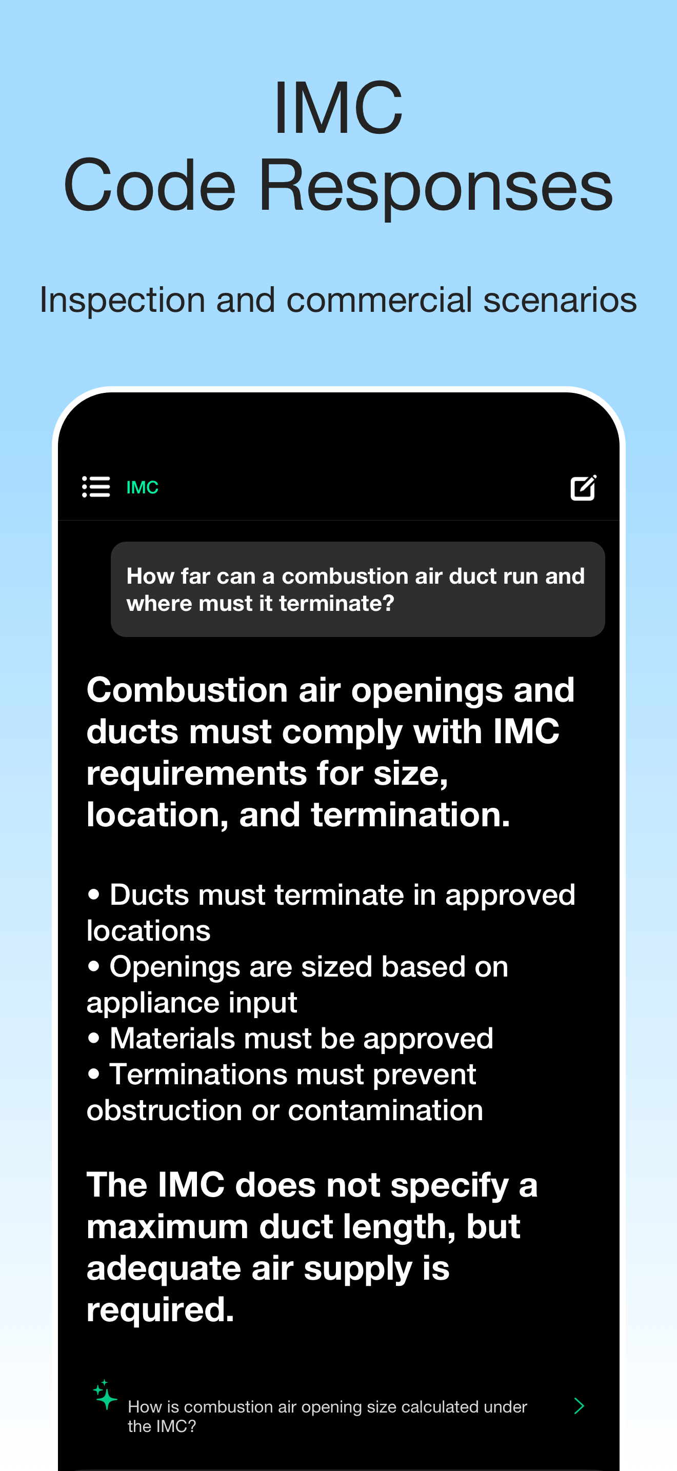 Code Snap: AI IMC & HVAC