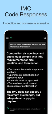 Code Snap: AI IMC & HVAC iPhone screenshot