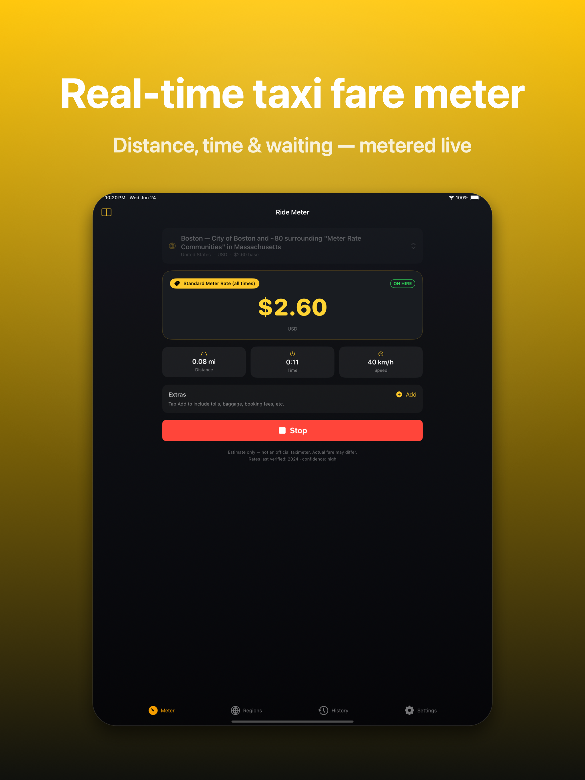 Ride Meter: Taxi Fare Meter screenshot 6