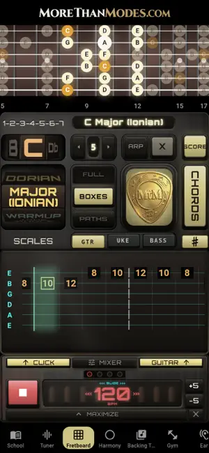 MTM Song Chords & Guitar Tuner screenshot 1