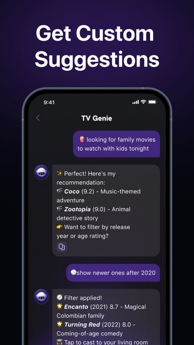 Remote for Roku - TVGenie iPhone screenshot 7 - Lifestyle app