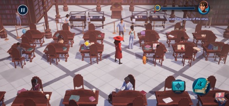 Carmen Sandiego. - carmen-sandiego-gameplay-library-clue-search