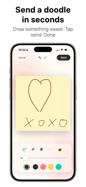 Luv - Doodle widget screenshot 1