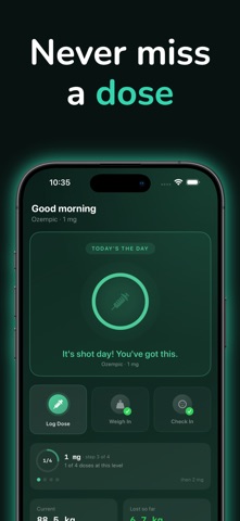 Steadii - GLP-1 Shot Tracker Screenshot 1 of 5
