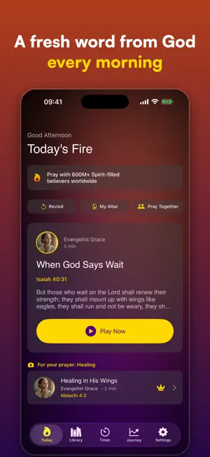 Pentecostal Fire: Daily Prayer screenshot 1