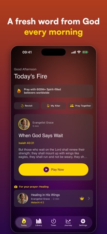 Pentecostal Fire: Daily Prayer Screenshot 1 of 6