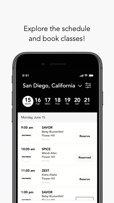 SALTVAULT PILATES iPhone screenshot 3 - Health & Fitness app