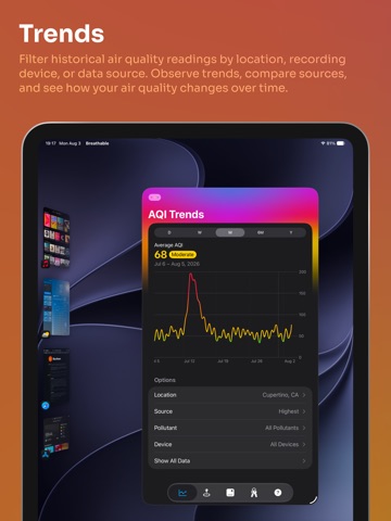 Breathable Air Quality Widget ipad screenshot 4