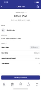 Dr David Yoder Wellness Center screenshot #3 for iPhone