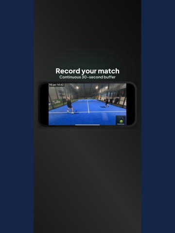 PadelClippy iPad screenshot