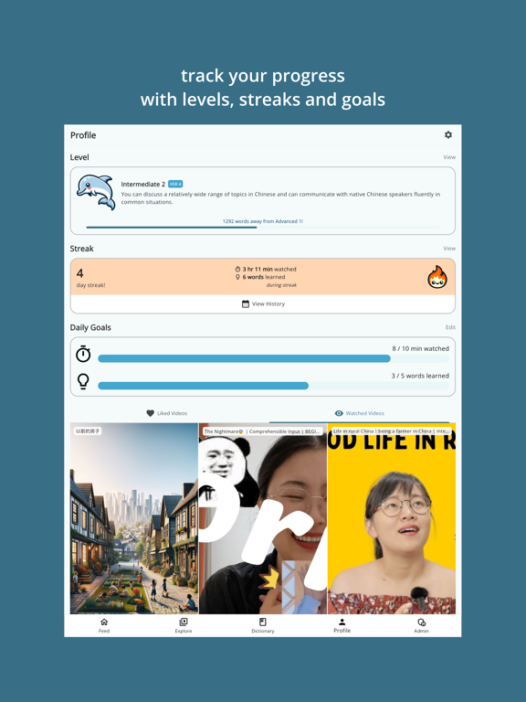 Immersi - Learn Chinese iPad screenshot 6 - Education app