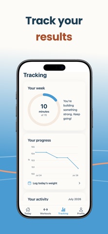 Aria Health: Home Workouts iPhone screenshot