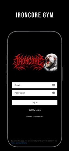 IronCore Gym iPhone screenshot