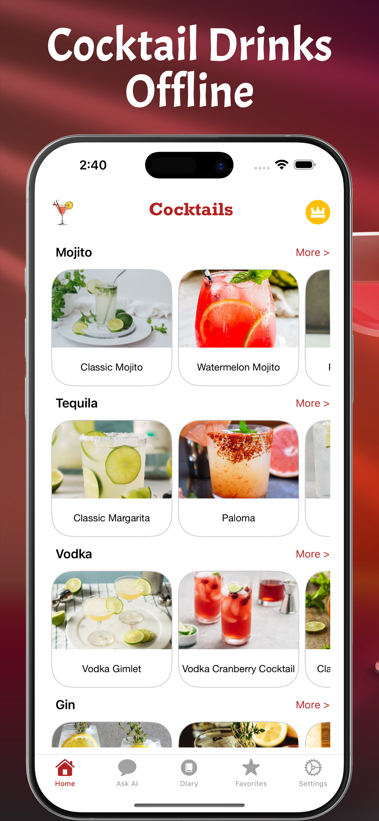 Cocktail Recipes: Mix & Drink