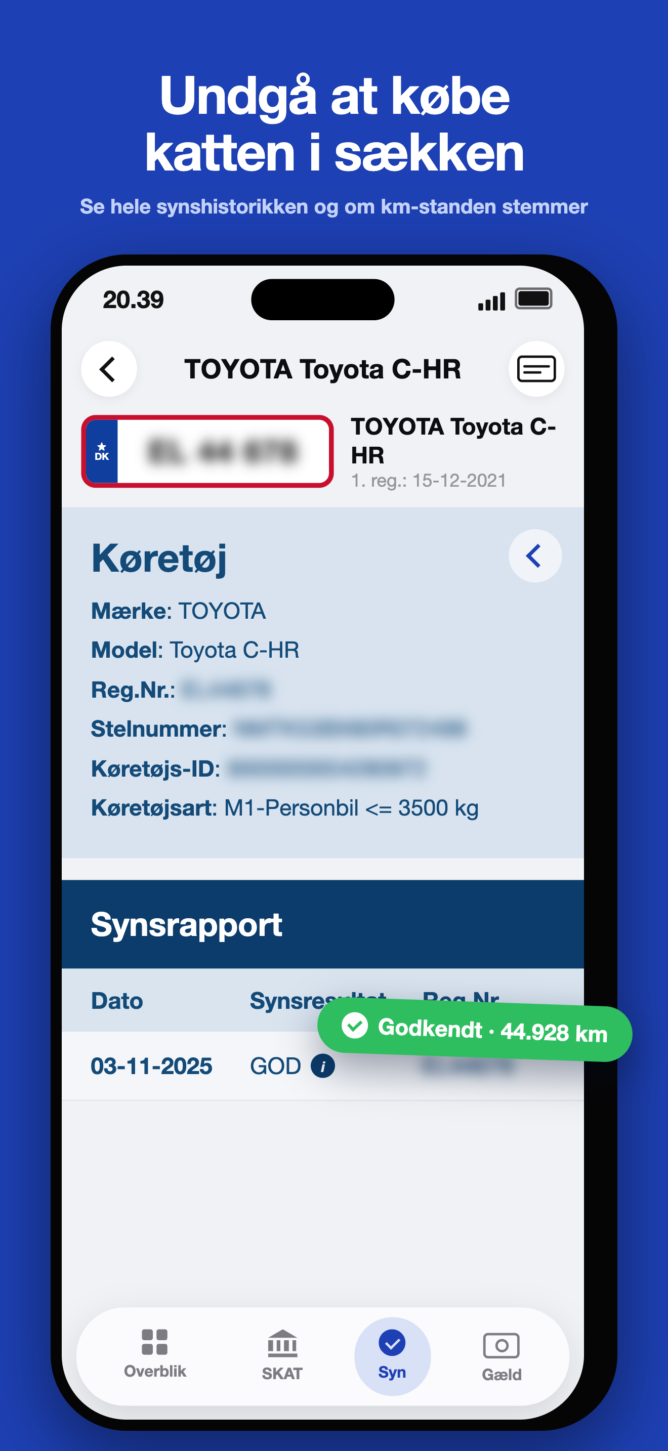 BilInfo: Tjek nummerplade screenshot 3