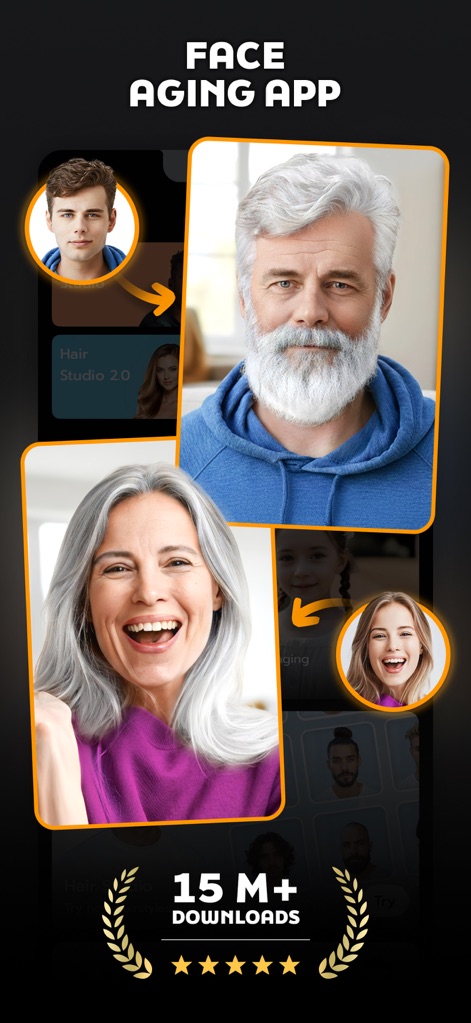 FaceLab: Face Age, Hair Filter - Viaje Temporal Facial