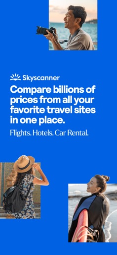 Skyscanner Flights Hotels Cars screenshot
