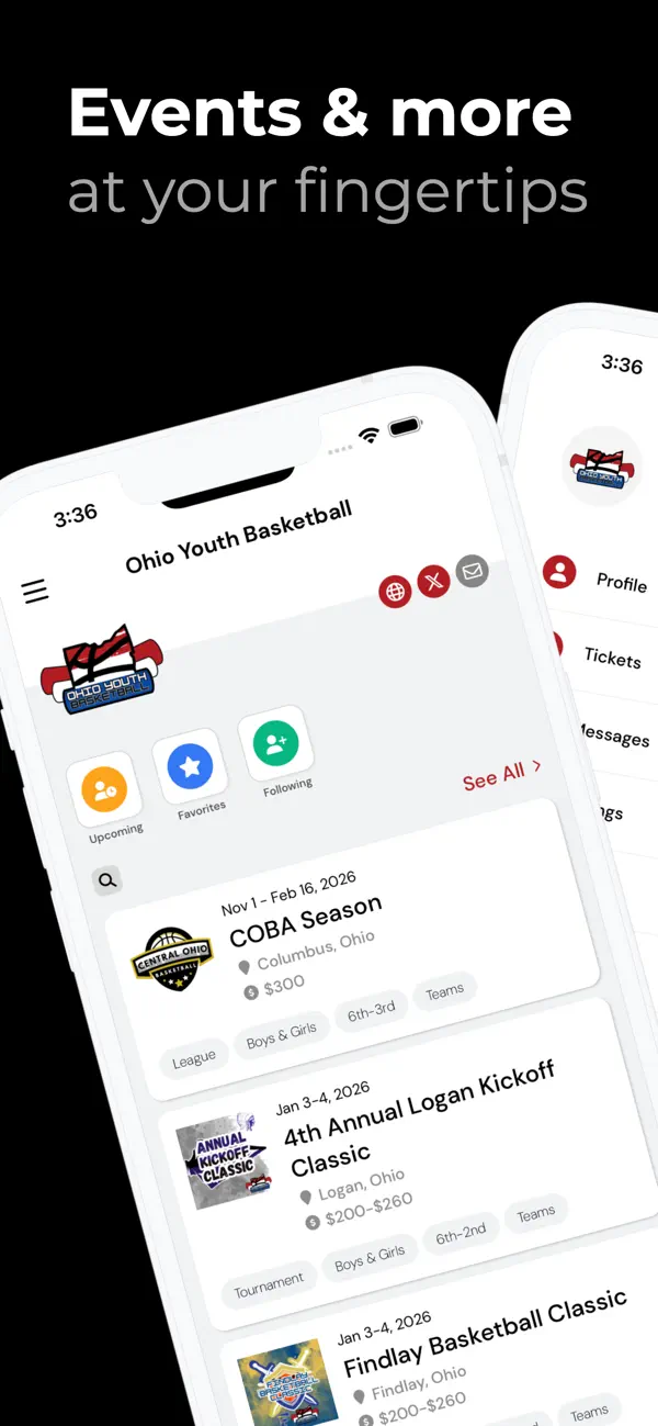 Screenshot #1 pour Ohio Youth Basketball
