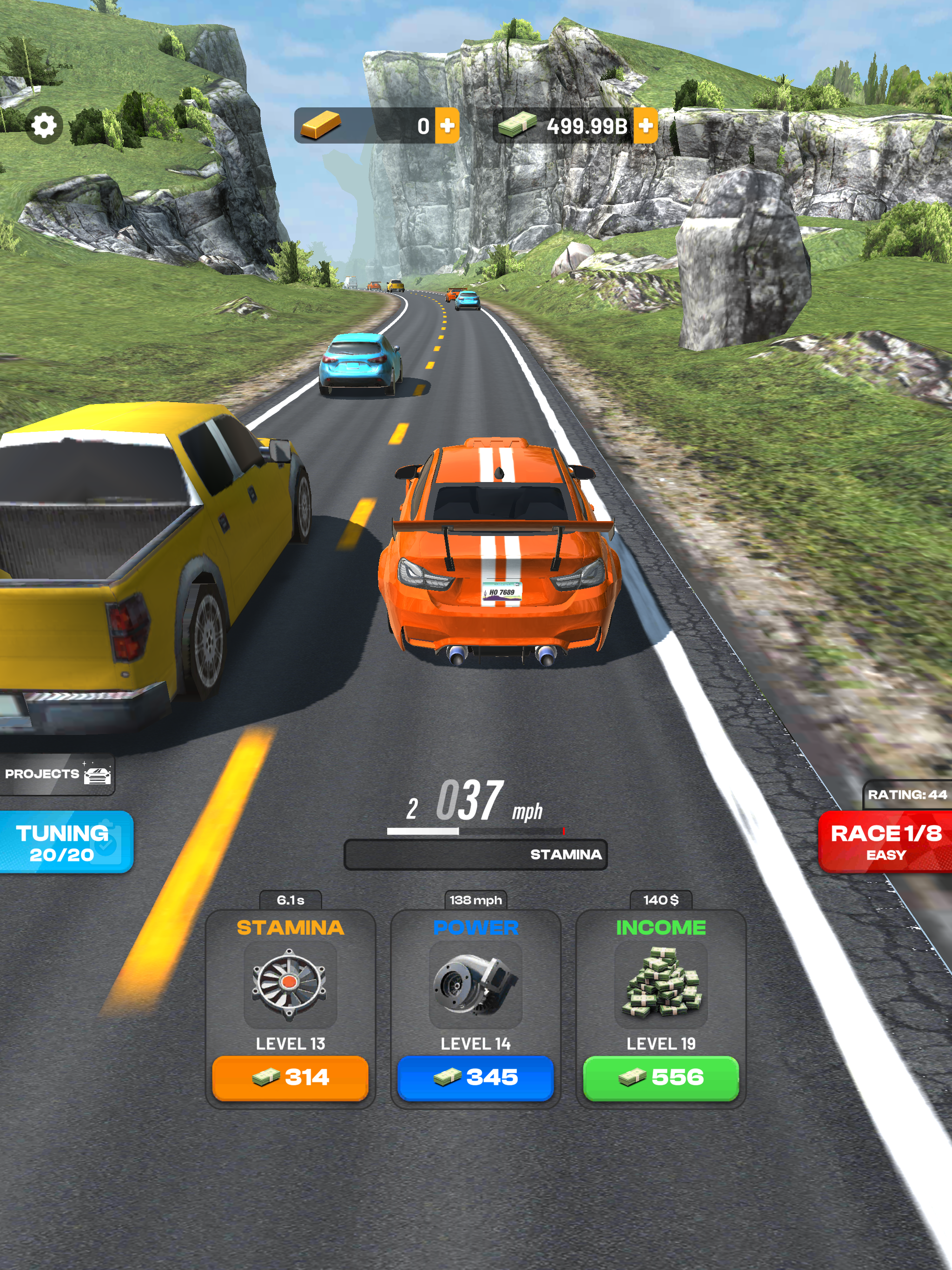 Highway Overtake - Car Racing