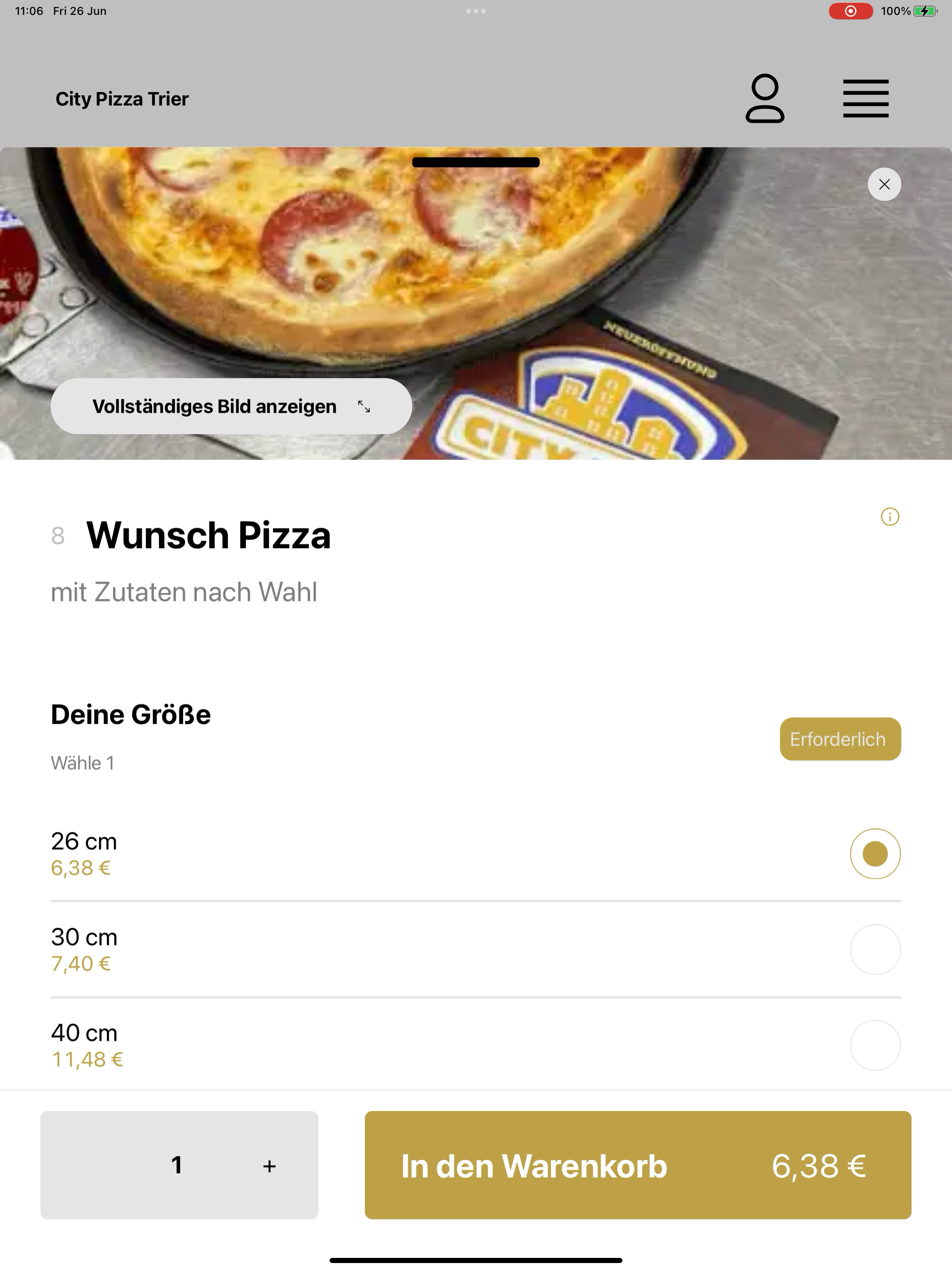 City Pizza Trier DE screenshot 7