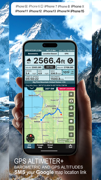 Screenshot #2 pour Altimeter GPS+ (Speedometer)