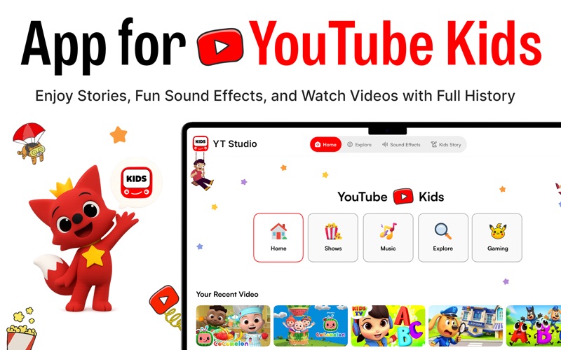 App for Youtube Kids app screenshot