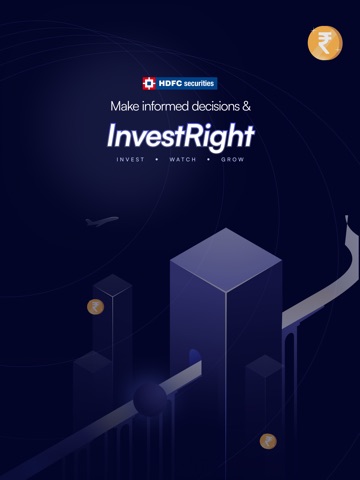 HDFC Securities InvestRight iPad screenshot