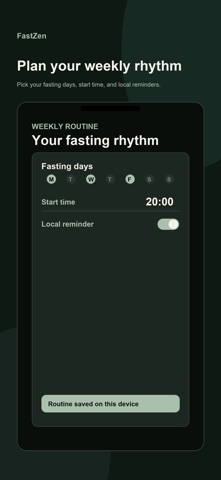 FastZen - Fasting Tracker Screenshot 2 of 5