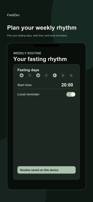 FastZen - Fasting Tracker Screenshot 2 of 5