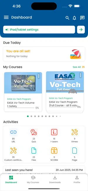 EASA Learning Center screenshot 4