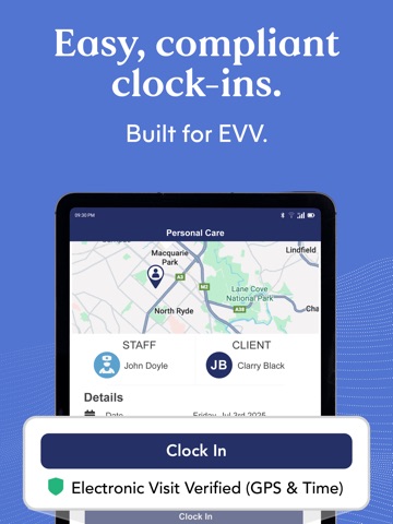 ShiftCare iPad screenshot 2