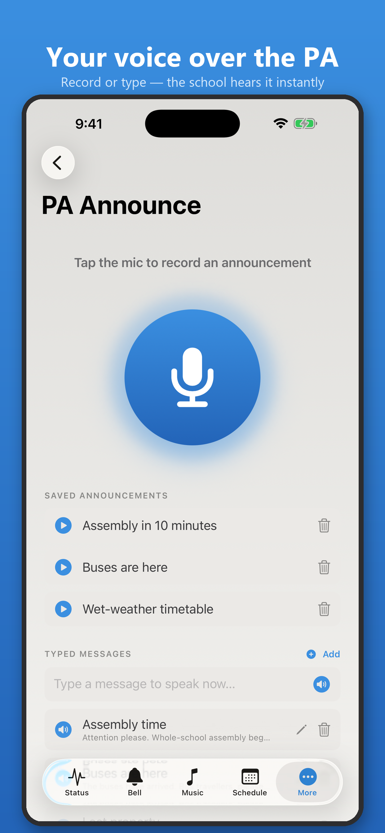 School Bell & Music Remote screenshot 3
