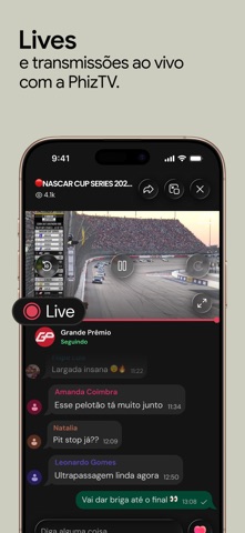 PhizChat screenshot