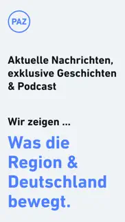 paz - nachrichten und podcast iphone bildschirmfoto 1