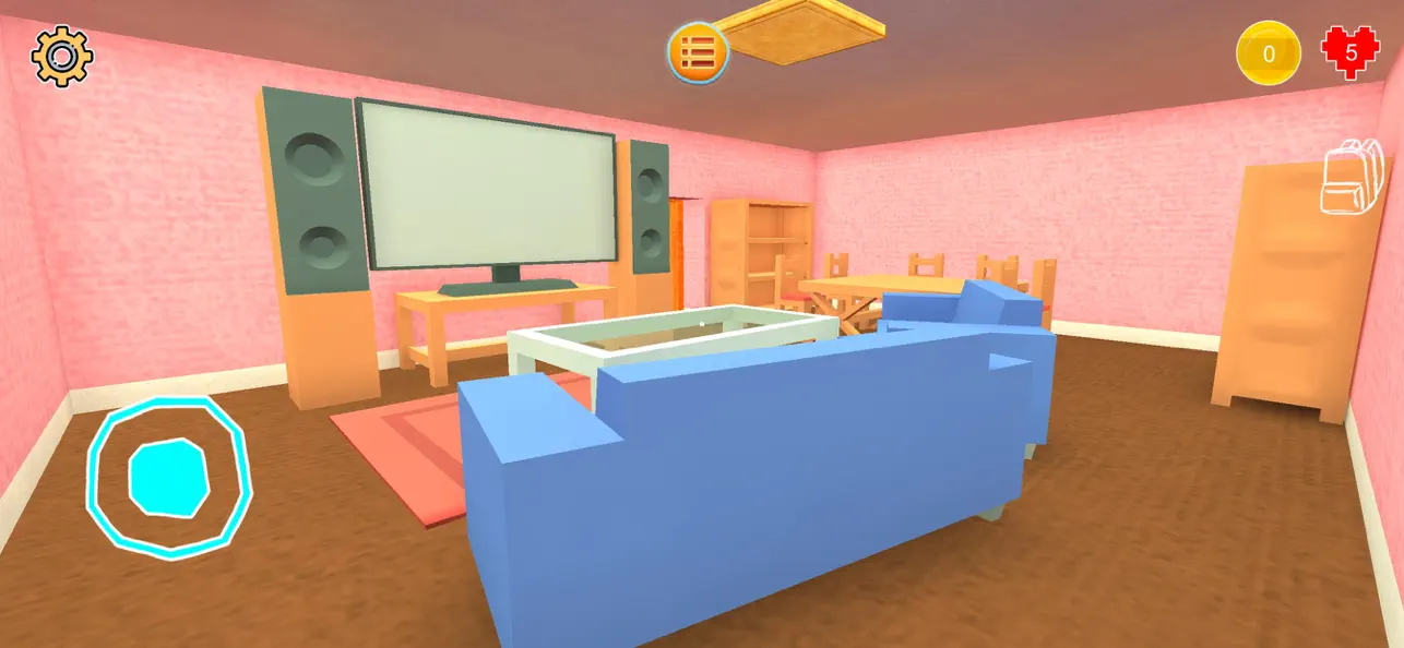 Screenshot #2 pour Pink Princess House Craft Game