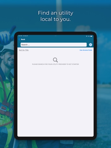 Living Water Utilities iPad screenshot